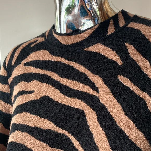 Banana Republic M Zebra Sweater dress/tunic - Picture 2 of 4